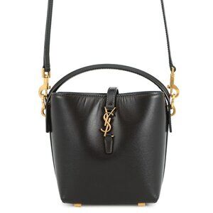 Saint Laurent Paris le 37 Mini Bucket Bag Leather